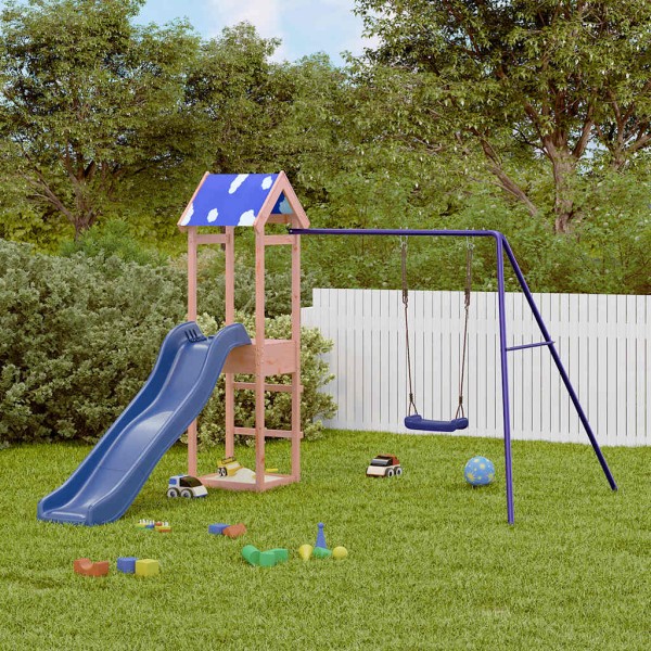 Outdoor playground set, solid Douglas fir