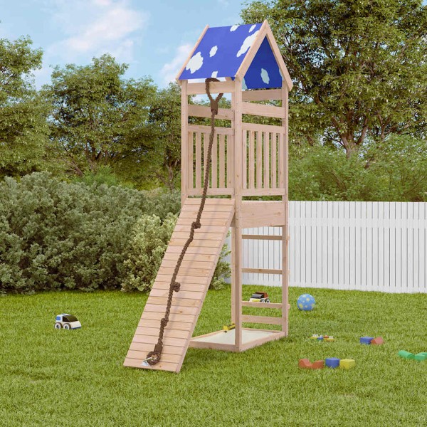 Outdoor playground set, solid pine wood