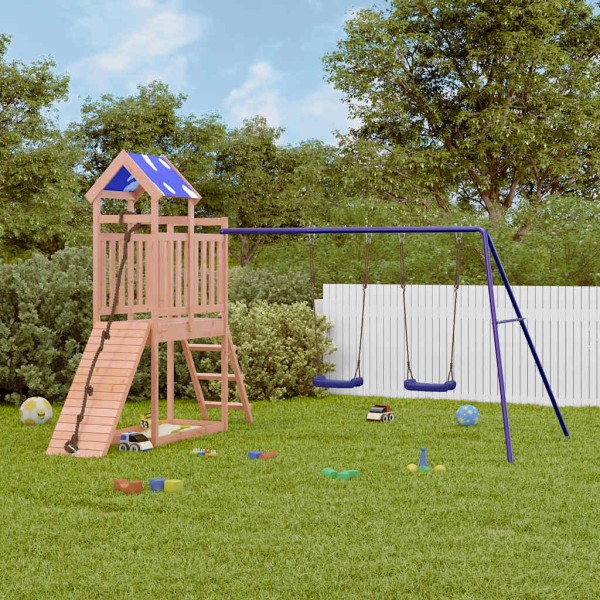 Outdoor playground set, solid Douglas fir