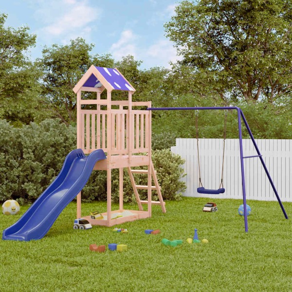 Outdoor playground set, solid Douglas fir