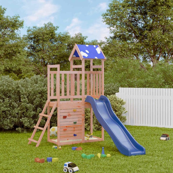 Outdoor playground set, solid Douglas fir