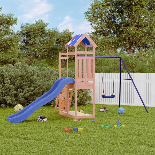 Outdoor playground set, solid Douglas fir