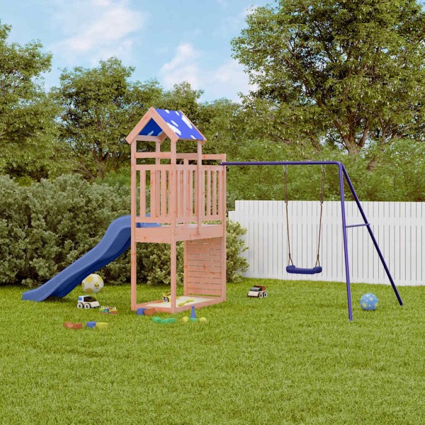 Outdoor playground set, solid Douglas fir