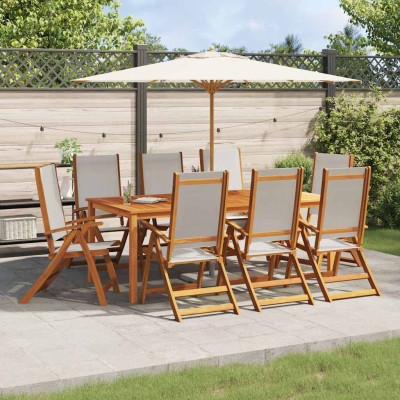 Folding garden chairs, 8...