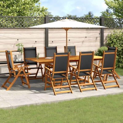 Garden dining set, 9...