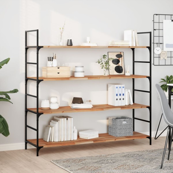 Hanging shelves, 2 pcs., 160x40x2cm, solid acacia