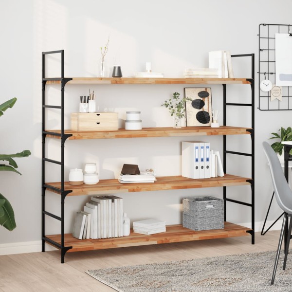 Hanging shelves, 2 pcs., 120x40x4cm, solid acacia