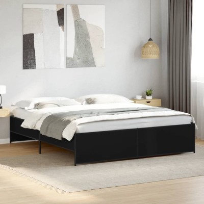 Bed frame, black,...