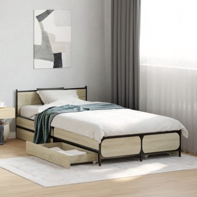 Bed frame with drawers,...