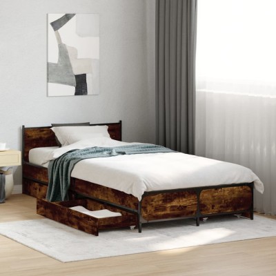 Bed frame with drawers,...