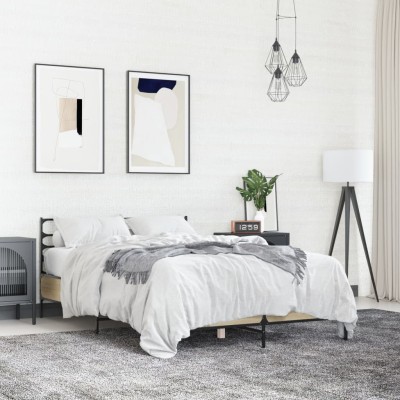 Bed frame, oak, 120x200cm,...