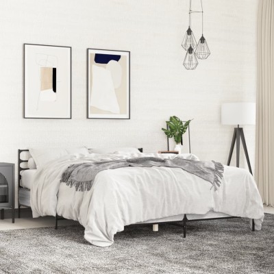 Bed frame, gray oak,...