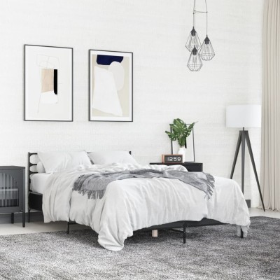 Bed frame, black,...