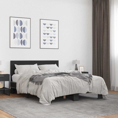 Bed frame, black,...