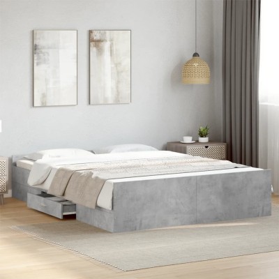 Bed frame with drawers,...
