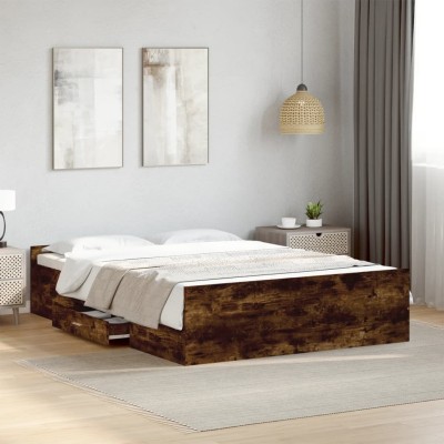Bed frame with drawers,...