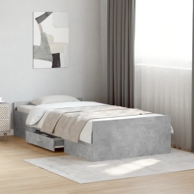 Bed frame with drawers,...