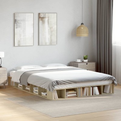 Bed frame, sonoma oak...
