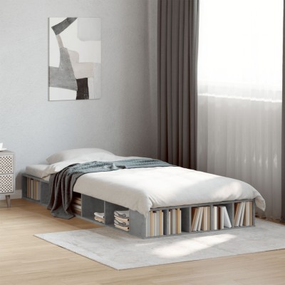 Bed frame, concrete gray...