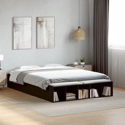 Bed frame, black,...