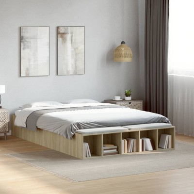 Bed frame, sonoma oak...