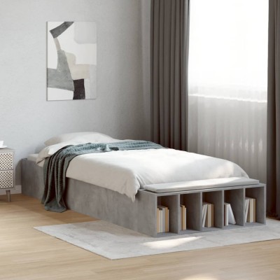 Bed frame, concrete gray...