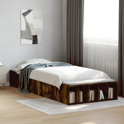 Bed frame, smoky oak color,...