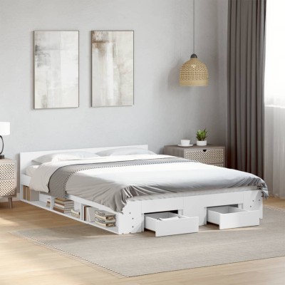 Bed frame with drawers,...