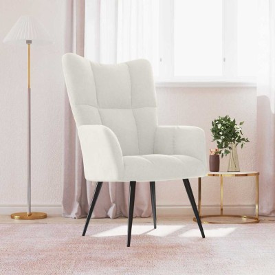 Lounge chair, creamy white,...
