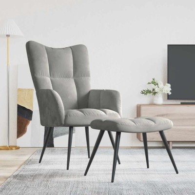 Lounge chair with footrest,...