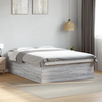 Bed frame, gray oak color,...