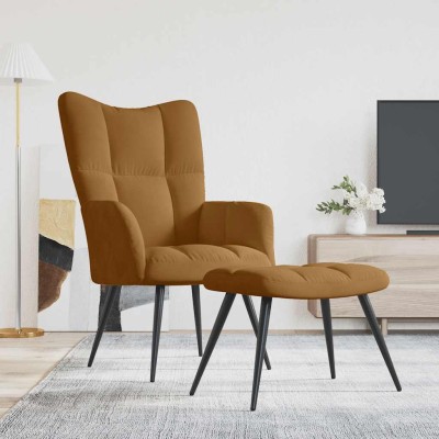 Lounge chair with footrest,...