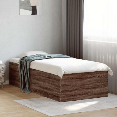Bed frame, brown oak,...