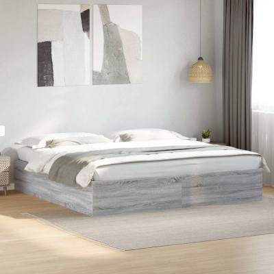 Bed frame, gray oak color,...