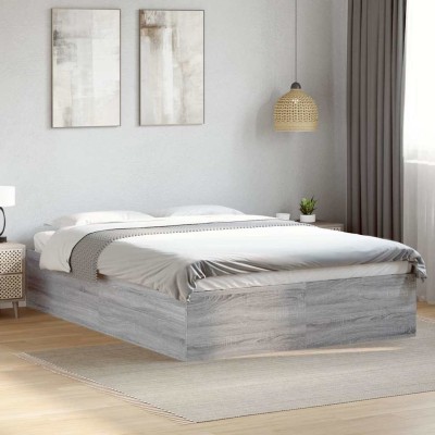Bed frame, gray oak color,...