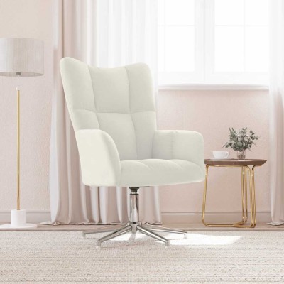 Lounge chair, creamy white,...