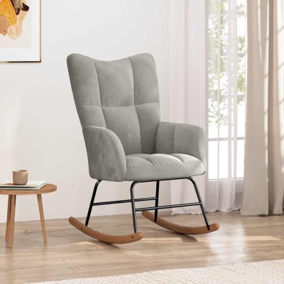 Rocking chair, light gray,...