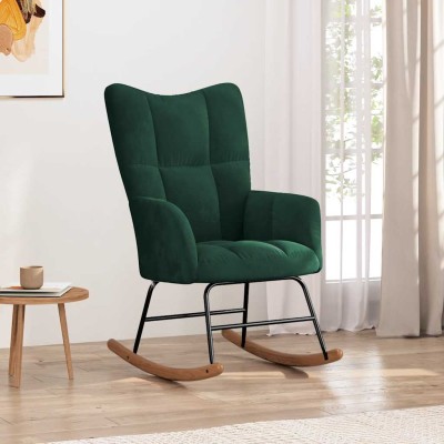 Rocking chair, dark green,...