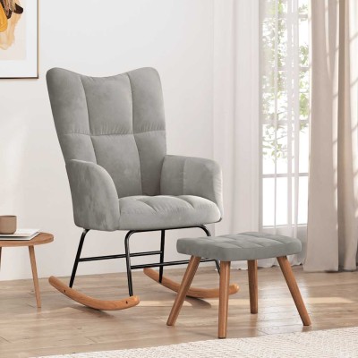 Swivel chair with footrest,...