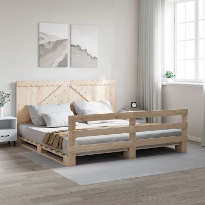 Bed frame with headboard,...