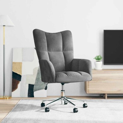 Lounge chair, dark gray,...