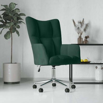 Lounge chair, dark green,...
