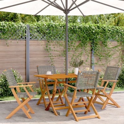 Garden set, 5 pieces, gray,...
