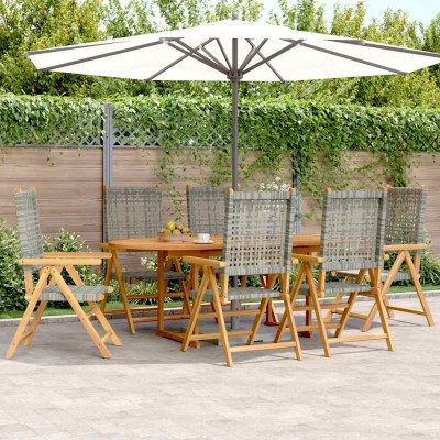 Garden dining set, 7...
