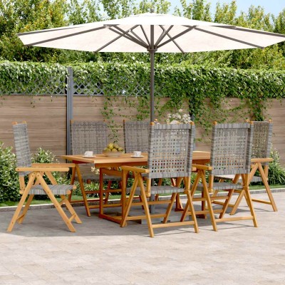 Garden dining set, 7...