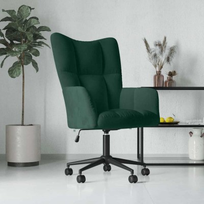 Lounge chair, dark green,...