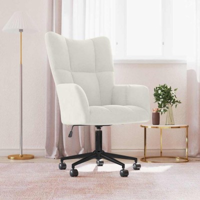 Lounge chair, creamy white,...