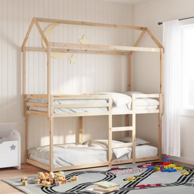 Bunk bed without mattress,...