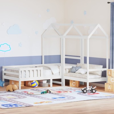 Bed and bench set with...