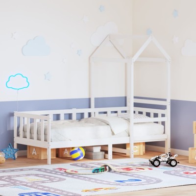 Bed with canopy, white,...